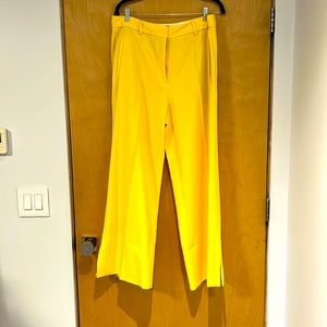 Me+Em yellow, wide leg trousers